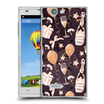 Пластиковый чехол на ZTE Blade L2 с принтом Новый год