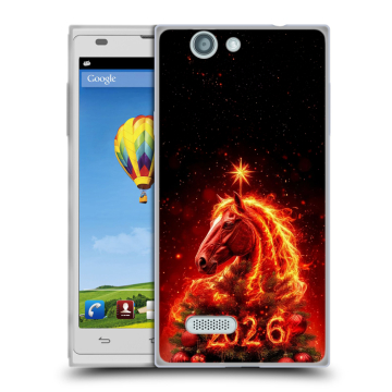Пластиковый чехол на ZTE Blade L2 с принтом Новый год