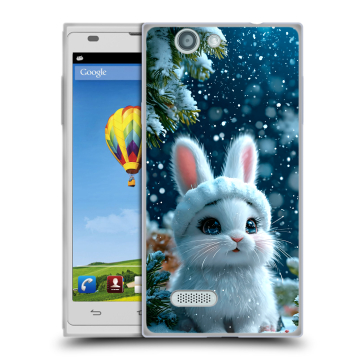 Пластиковый чехол на ZTE Blade L2 с принтом Новый год
