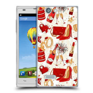 Пластиковый чехол на ZTE Blade L2 с принтом Новый год