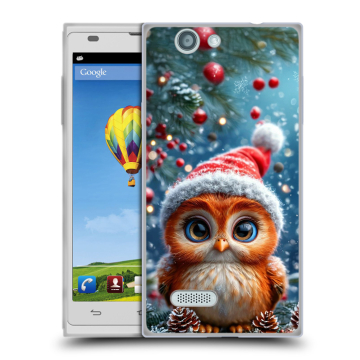 Пластиковый чехол на ZTE Blade L2 с принтом Новый год Пластиковый чехол на ZTE Blade L2 с принтом Новый год