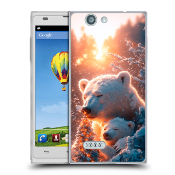 Пластиковый чехол на ZTE Blade L2 с принтом Новый год Пластиковый чехол на ZTE Blade L2 с принтом Новый год