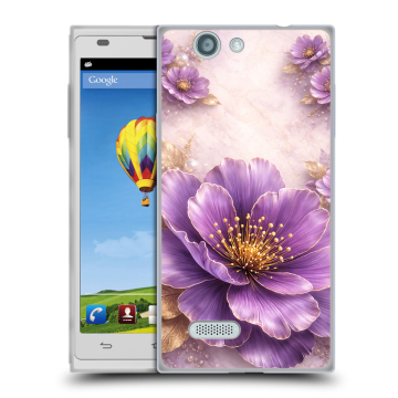 Пластиковый чехол на ZTE Blade L2 с принтом женский