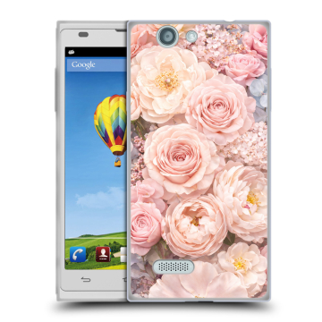 Пластиковый чехол на ZTE Blade L2 с принтом женский