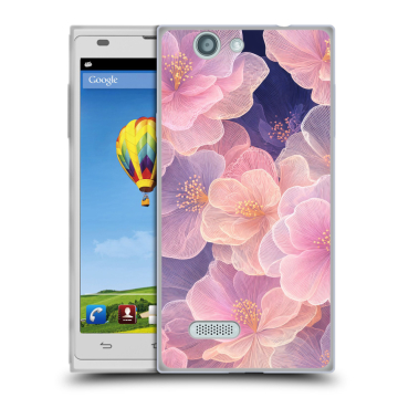 Пластиковый чехол на ZTE Blade L2 с принтом женский Пластиковый чехол на ZTE Blade L2 с принтом женский