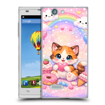 Пластиковый чехол на ZTE Blade L2 с принтом для девочек