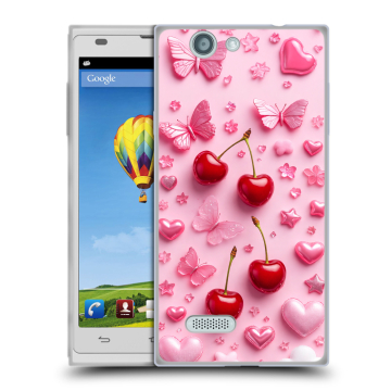 Пластиковый чехол на ZTE Blade L2 с принтом для девочек