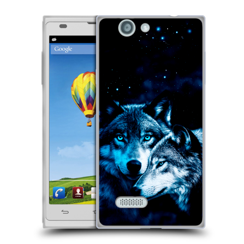 Пластиковый чехол на ZTE Blade L2 с принтом Волки Пластиковый чехол на ZTE Blade L2 с принтом Волки
