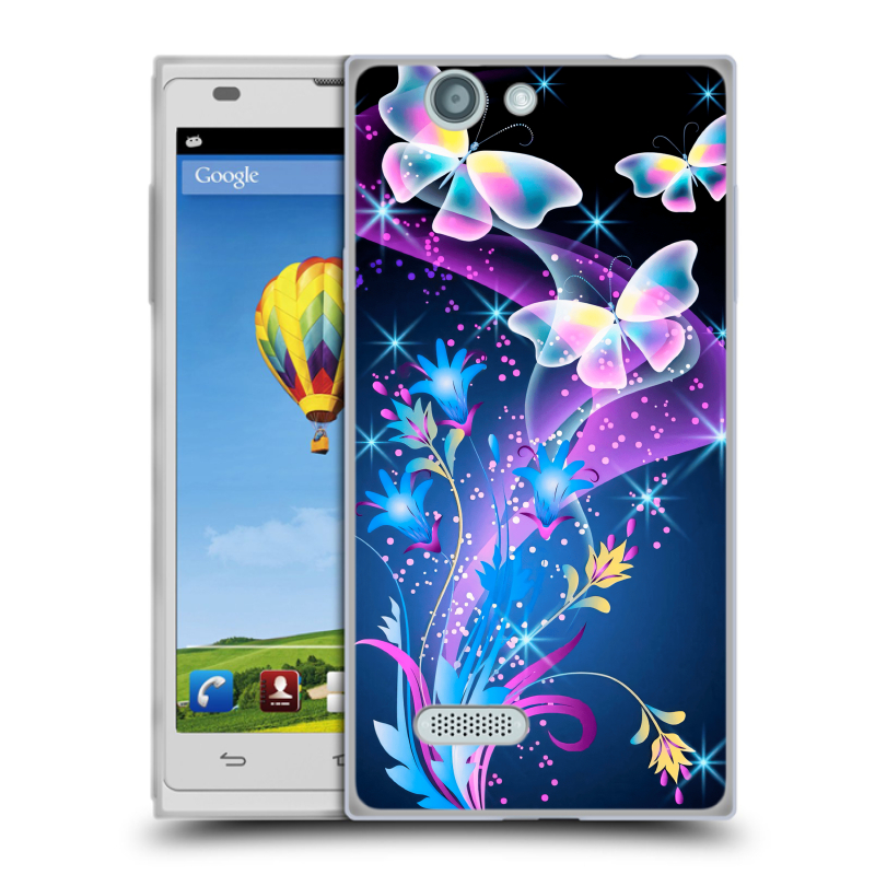 Пластиковый чехол на ZTE Blade L2 с принтом Бабочки Пластиковый чехол на ZTE Blade L2 с принтом Бабочки
