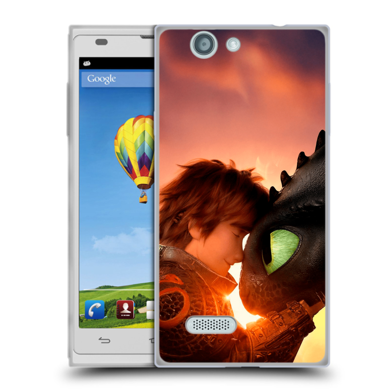 Пластиковый чехол на ZTE Blade L2 с принтом Как приручить дракона Пластиковый чехол на ZTE Blade L2 с принтом Как приручить дракона