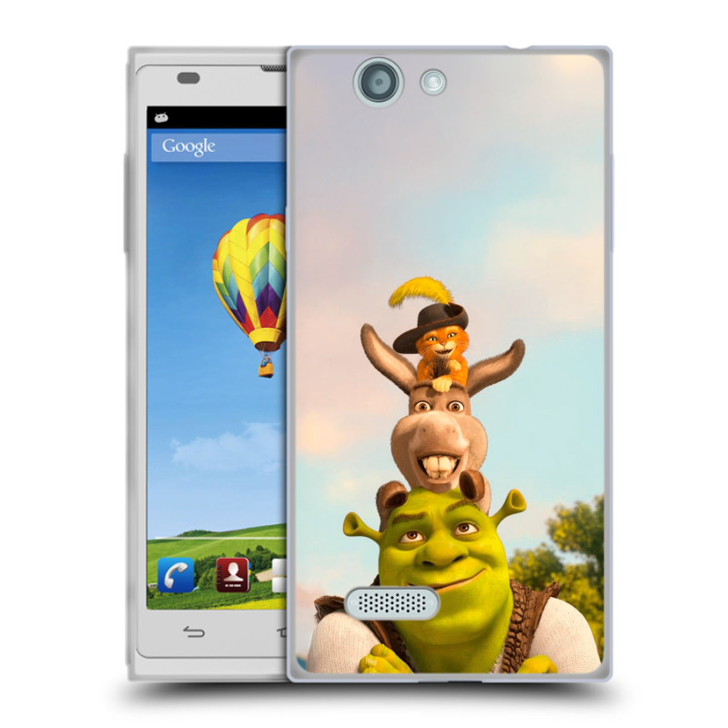 Пластиковый чехол на ZTE Blade L2 с принтом Шрек Shrek Пластиковый чехол на ZTE Blade L2 с принтом Шрек Shrek