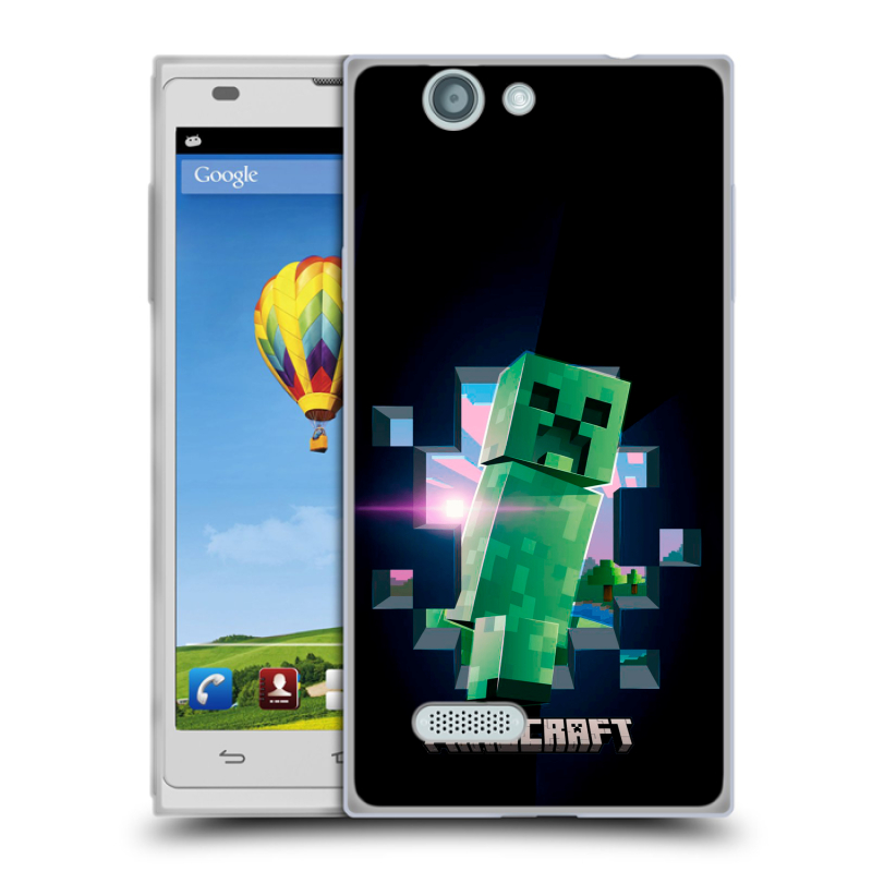 Пластиковый чехол на ZTE Blade L2 с принтом Майнкрафт Minecraft Пластиковый чехол на ZTE Blade L2 с принтом Майнкрафт Minecraft