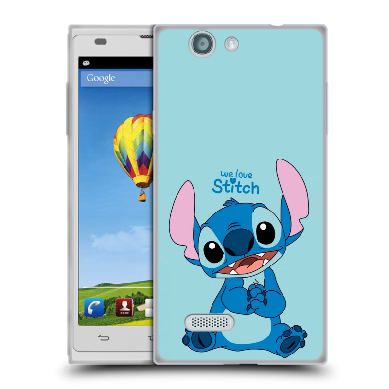 Пластиковый чехол на ZTE Blade L2 с принтом Лило и Стич Пластиковый чехол на ZTE Blade L2 с принтом Лило и Стич