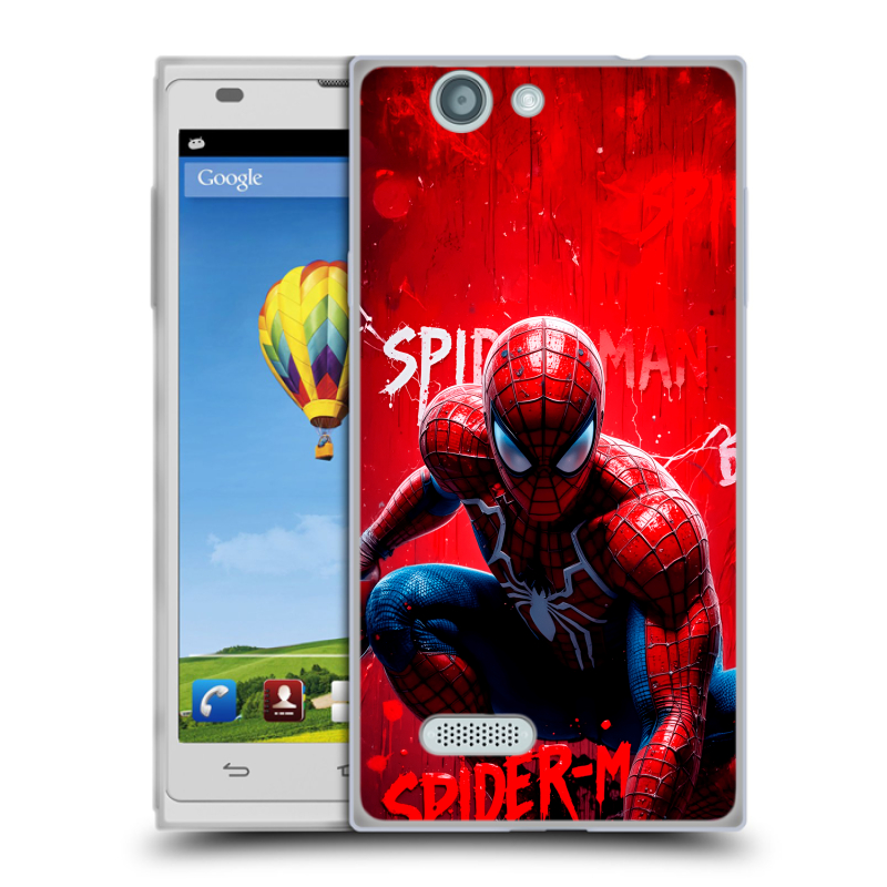 Пластиковый чехол на ZTE Blade L2 с принтом Spiderman Человек паук Пластиковый чехол на ZTE Blade L2 с принтом Spiderman Человек паук