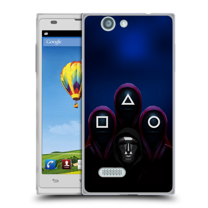 Пластиковый чехол на ZTE Blade L2 с принтом Игра Кальмара Пластиковый чехол на ZTE Blade L2 с принтом Игра Кальмара
