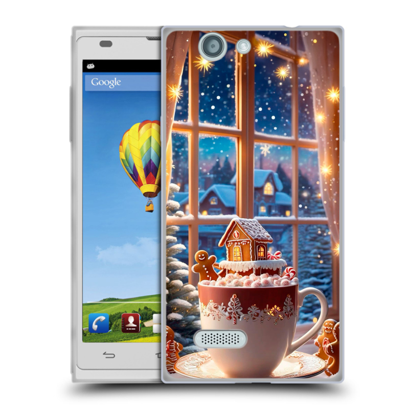 Пластиковый чехол на ZTE Blade L2 с принтом Новый год Пластиковый чехол на ZTE Blade L2 с принтом Новый год