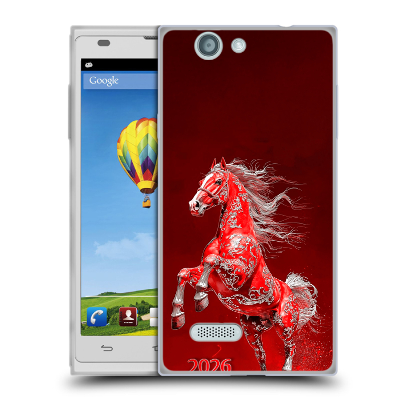 Пластиковый чехол на ZTE Blade L2 с принтом Новый год Пластиковый чехол на ZTE Blade L2 с принтом Новый год