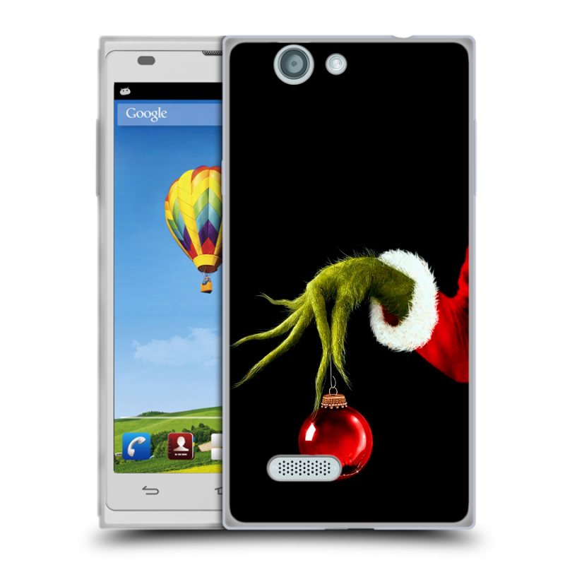 Пластиковый чехол на ZTE Blade L2 с принтом Новый год Гринч Пластиковый чехол на ZTE Blade L2 с принтом Новый год Гринч