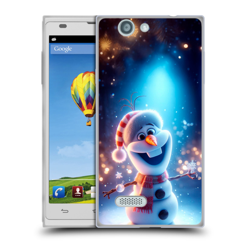 Пластиковый чехол на ZTE Blade L2 с принтом Новый год Пластиковый чехол на ZTE Blade L2 с принтом Новый год