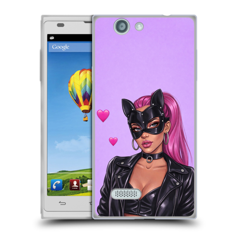 Пластиковый чехол на ZTE Blade L2 с принтом женский Пластиковый чехол на ZTE Blade L2 с принтом женский