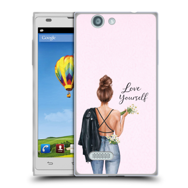 Пластиковый чехол на ZTE Blade L2 с принтом женский Пластиковый чехол на ZTE Blade L2 с принтом женский