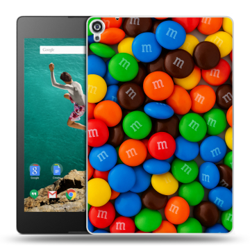 Пластиковый чехол на планшета Google Nexus 9 с принтом Конфеты