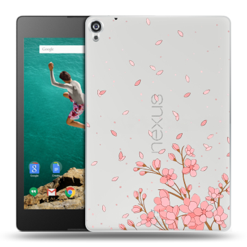 Пластиковый чехол на Google Nexus 9 с принтом Ветка сакуры Пластиковый чехол на Google Nexus 9 с принтом Ветка сакуры