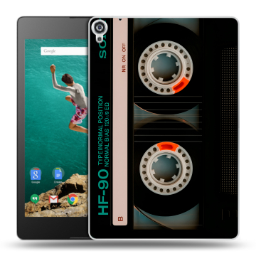 Пластиковый чехол на Google Nexus 9 с принтом Кассета Пластиковый чехол на Google Nexus 9 с принтом Кассета