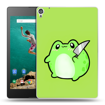 Пластиковый чехол на Google Nexus 9 с принтом Лягушенок