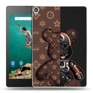 Пластиковый чехол на Google Nexus 9 с принтом Луи робот
