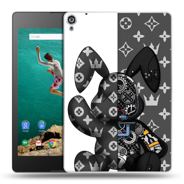 Пластиковый чехол на Google Nexus 9 с принтом Луи робот