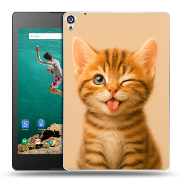 Пластиковый чехол на Google Nexus 9 с принтом котенок Пластиковый чехол на Google Nexus 9 с принтом котенок