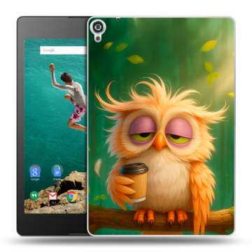 Пластиковый чехол на Google Nexus 9 с принтом сова Пластиковый чехол на Google Nexus 9 с принтом сова