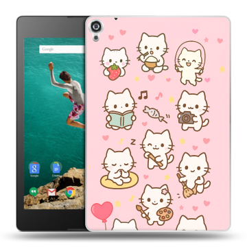 Пластиковый чехол на Google Nexus 9 с принтом Hello Kitty Хелоу Кити Пластиковый чехол на Google Nexus 9 с принтом Hello Kitty Хелоу Кити