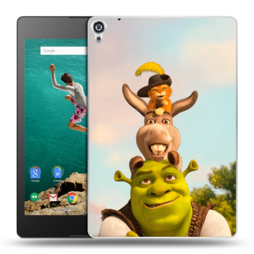 Пластиковый чехол на Google Nexus 9 с принтом Шрек Shrek