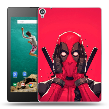Пластиковый чехол на Google Nexus 9 с принтом Дедпул Deadpool