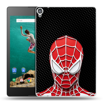 Пластиковый чехол на Google Nexus 9 с принтом человек паук spiderman