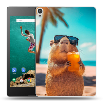 Пластиковый чехол на Google Nexus 9 с принтом Капибара Пластиковый чехол на Google Nexus 9 с принтом Капибара