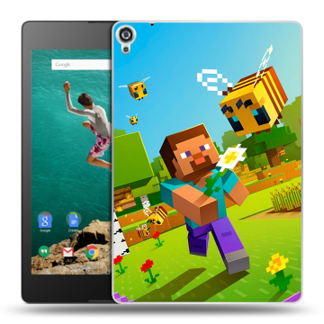 Пластиковый чехол на Google Nexus 9 с принтом Майнкрафт Minecraft Пластиковый чехол на Google Nexus 9 с принтом Майнкрафт Minecraft
