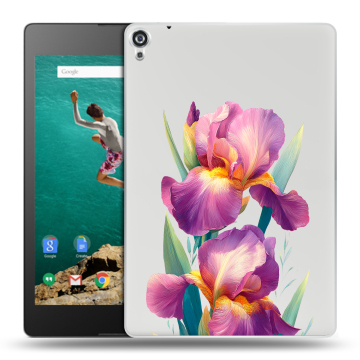 Пластиковый чехол на Google Nexus 9 с принтом Цветы орхидеи
