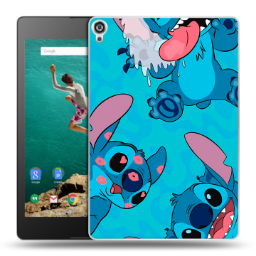 Пластиковый чехол на Google Nexus 9 с принтом Лило и Стич Пластиковый чехол на Google Nexus 9 с принтом Лило и Стич