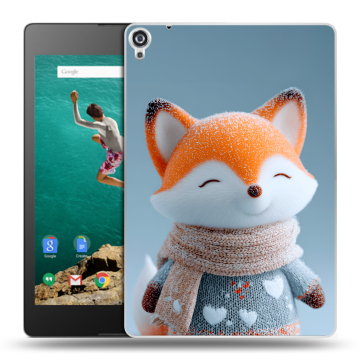 Пластиковый чехол на Google Nexus 9 с принтом Лиса