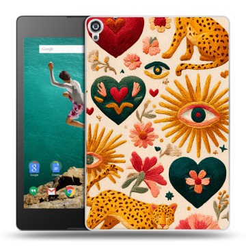 Пластиковый чехол на Google Nexus 9 с принтом Модный принт