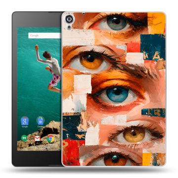 Пластиковый чехол на Google Nexus 9 с принтом Модный принт