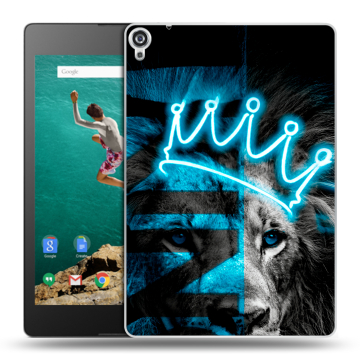 Пластиковый чехол на Google Nexus 9 с принтом Король лев