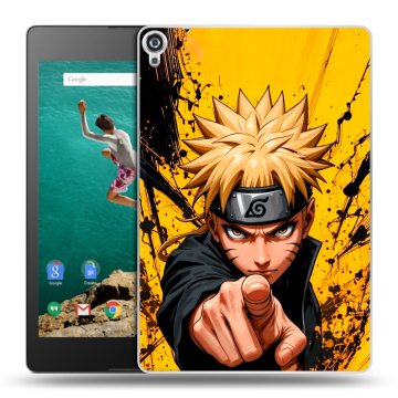 Пластиковый чехол на Google Nexus 9 с принтом Naruto Наруто