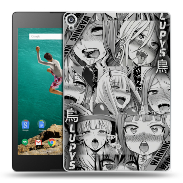 Пластиковый чехол на Google Nexus 9 с принтом Ahegao Ахегао Аниме