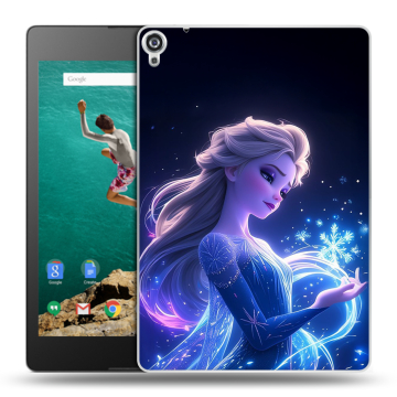 Пластиковый чехол на Google Nexus 9 с принтом Холодное сердце Frozen Пластиковый чехол на Google Nexus 9 с принтом Холодное сердце Frozen