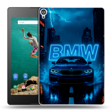 Пластиковый чехол на Google Nexus 9 с принтом BMW БМВ Пластиковый чехол на Google Nexus 9 с принтом BMW БМВ