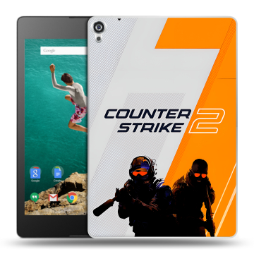Пластиковый чехол на Google Nexus 9 с принтом Counter Strike